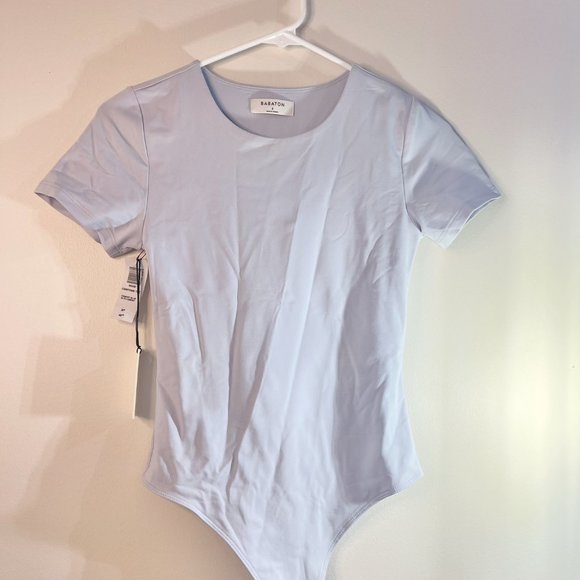 NWT Babaton COUNTOUR Crew Bodysuit - Cement Blue - Aritzia - Picture 7 of 7